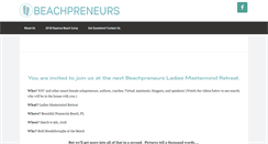Desktop Screenshot of beachpreneurs.com